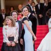 Clara Poincaré, Guillaume Gallienne, Marion Cotillard - Montée des marches du film "The Little Prince" (Le Petit Prince) lors du 68e Festival International du Film de Cannes, le 22 mai 2015.