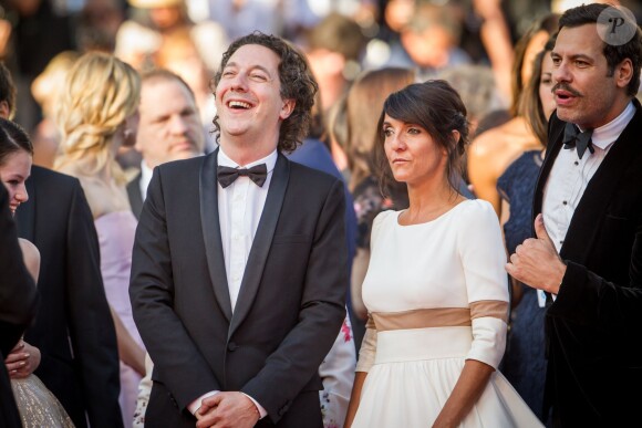 Guillaume Gallienne, Florence Foresti, Laurent Lafitte - Montée des marches du film "The Little Prince" (Le Petit Prince) lors du 68e Festival International du Film de Cannes, le 22 mai 2015.
