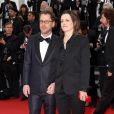 Ethan Coen et sa femme Tricia Cooke - Montée des marches du film "Macbeth" lors du 68e Festival International du Film de Cannes, le 23 mai 2015.