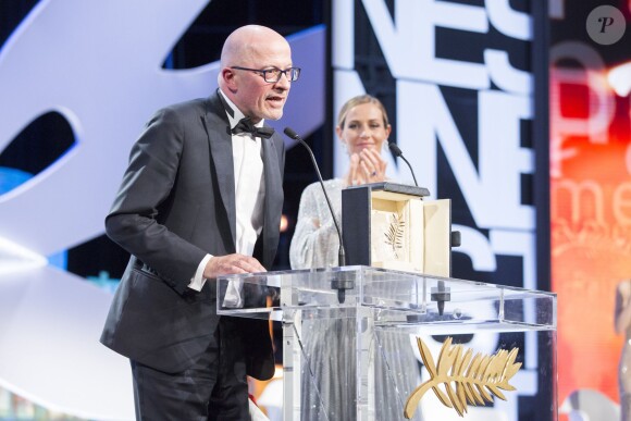 Jacques Audiard (Palme d'Or pour le film "Dheepan") - Cérémonie de clôture du 68ème Festival International du film de Cannes, le 24 mai 2015.