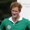 Le prince Harry au club de polo de Cirencester Park dans le Gloucestershire le 24 mai 2015 pour le Jerudong Trophy.