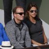 Amélie Mauresmo, enceinte, assiste au premier match d'Andy Murray à Roland-Garros, le 25 mai 2015 à Paris