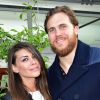 William Accambray et sa compagne Maeva Carter - Lavazza fête ses 120 ans au Village de Roland-Garros à Paris, le 26 mai 2015. 