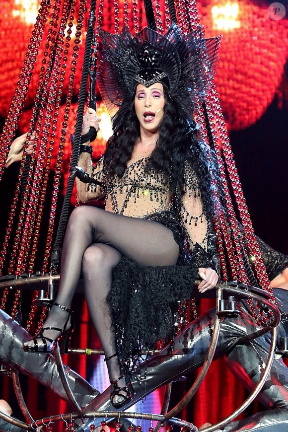 Cher en concert à la Rogers Arena à Vancouver. Le 27 juin 2014.