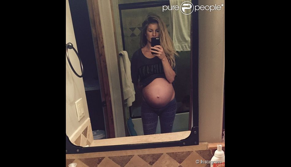  Marisa Miller enceinte sur Instagram, le 12 mars 2015 