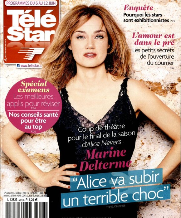 Magazine Télé Star en kiosques le 1er juin 2015.