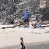 Heidi Klum et Vito Schnabel en vacances à la plage à Saint-Barthélémy le 2 juin 2015