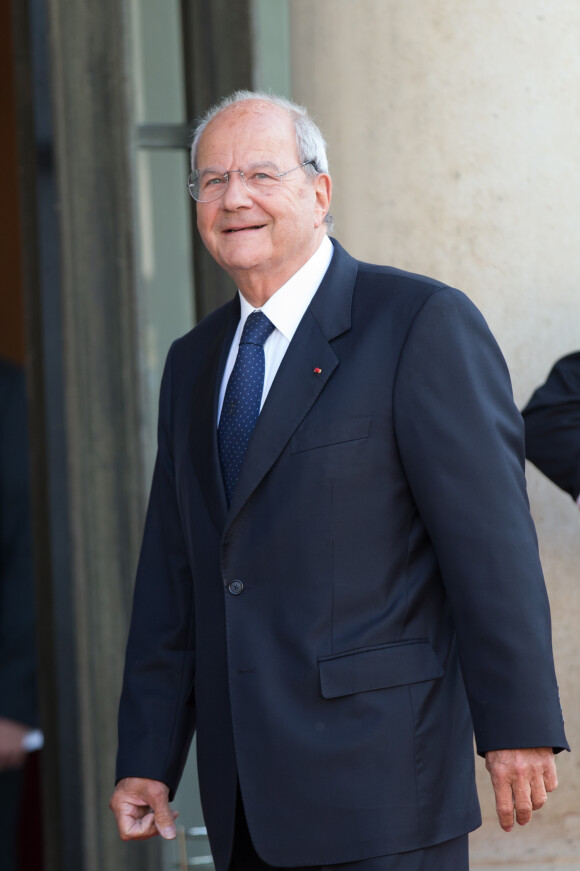 Marc Ladreit de Lacharrière arrivant à l'Elysée le 2 juin 2015 pour le dîner officiel organisé en l'honneur de la visite d'Etat du roi Felipe VI et de la reine Letizia d'Espagne.