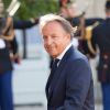 Jean-Pierre Bel arrivant à l'Elysée le 2 juin 2015 pour le dîner officiel organisé en l'honneur de la visite d'Etat du roi Felipe VI et de la reine Letizia d'Espagne.