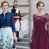 Letizia d'Espagne : Reine du look à Paris, devant François Cluzet et Narjiss