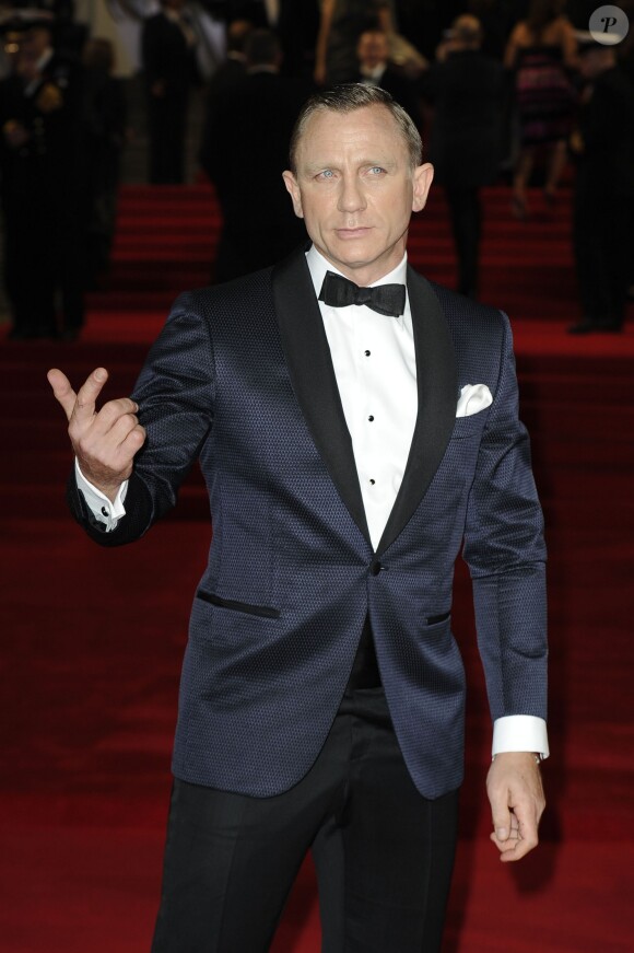 Daniel Craig à Londres le 23 octobre 2012.