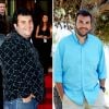 Laurent Ournac. A gauche : en 2006. A droite : en 2015 sur le tournage de Camping Paradis (épisode diffusé le mardi 23 juin 2015 à 20h55 sur TF1).