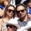 Laura Smet et son compagnon Raphaël dans les tribunes lors du tournoi de tennis de Roland-Garros à Paris le 3 juin 2015