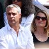 Yann Delaigue et sa compagne Astrid Bard lors du tournoi de tennis de Roland-Garros à Paris le 3 juin 2015
