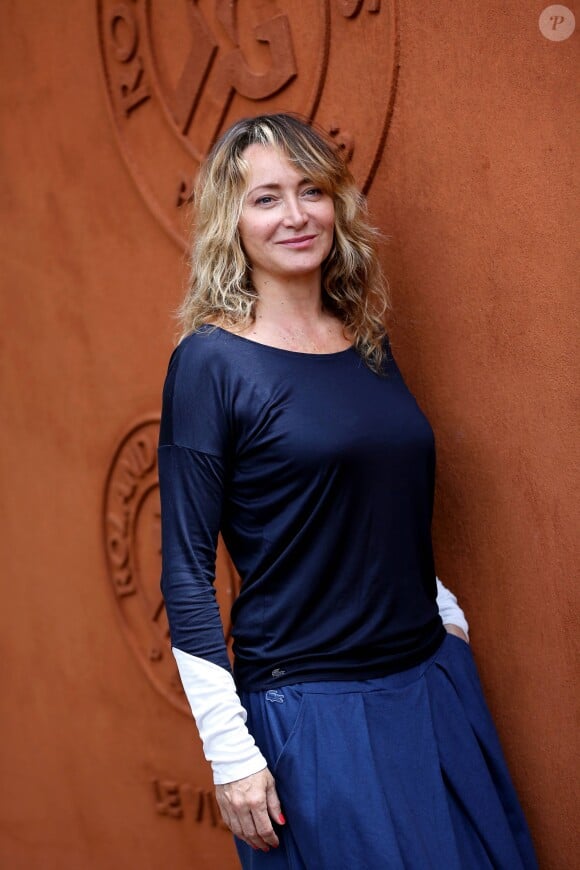 Julie Ferrier lors du tournoi de tennis de Roland-Garros à Paris le 3 juin 2015