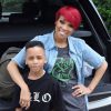 Monica Brown a ajouté une photo avec son fils Rocko, sur Instagram le 11 mai 2015