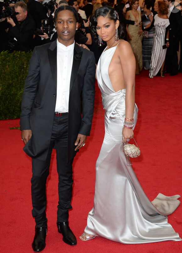 A$AP Rocky et Chanel Iman au Met Gala 2014 à New York, le 5 mai 2014.
