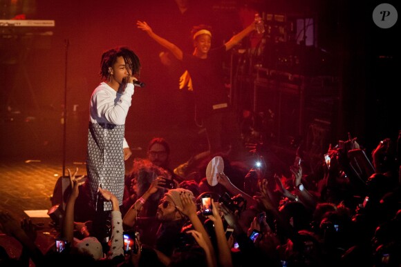 Jaden et Willow Smith en concert au Trianon lors du festival Afropunk. Paris, le 24 mai 2015.