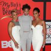 Adrienne Banfield-Jones, Willow Smith et Jada Pinkett Smith à la soirée BET's Black Girls Rock! à Newark, le 28 mars 2015.