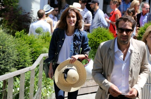 Doria Tillier et Nicolas Bedos, au village Roland-Garros à Paris, le 6 juin 2015.