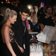  Perrie Edwards, Zayn Malik - People arrivant a l'after party du film "One Direction : This Is Us" a Londres, le 20 out 2013.&nbsp; 