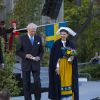 Le roi Carl XVI Gustaf de Suède et la reine Silvia à Skansen lors de la Fête nationale le 6 juin 2015 à Stockholm.