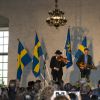 La princesse Victoria et le prince Daniel de Suède participaient à la cérémonie de la citoyenneté à Uppsala au matin de la Fête nationale suédoise, le 6 juin 2015.