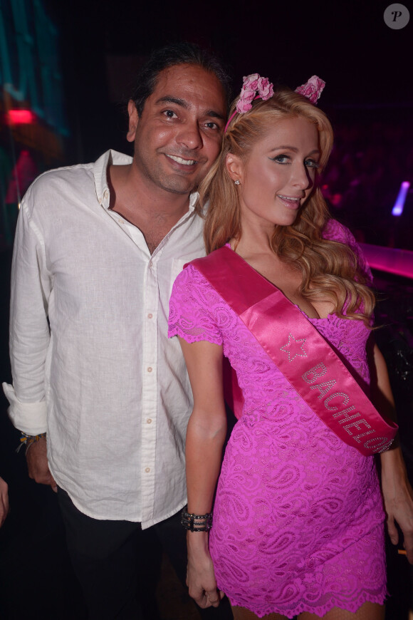 Navin Chatani, Paris Hilton - Belvedere Vodka présente la Bachelorette Party de Nicky Hilton au club Wall de Miami, Floride, le 6 juin 2015