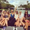 Paris Hilton a organisé le weekend d'enterrement de vie de jeune fille de sa soeur Nicky Hilton à Miami, sur Instagram le 6 juin 2015