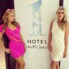 Paris Hilton a organisé le weekend d'enterrement de vie de jeune fille de sa soeur Nicky Hilton à Miami, sur Instagram le 6 juin 2015
