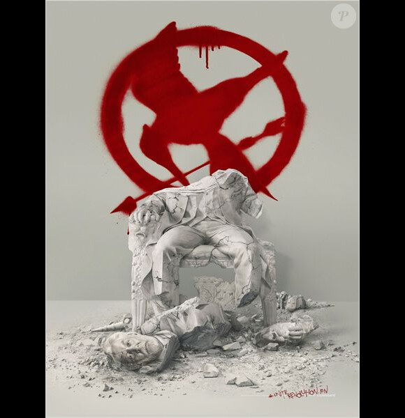 Affiche-teaser de Hunger Games : La Révolte - Partie 2.