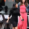 Kim Kardashian et ses amies Brittny Gastineau et Carla DiBello quittent le restaurant Chin Chin à Beverly Hills, le 9 juin 2015.