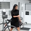 Kim Kardashian, enceinte, fait du shopping à Beverly Hills. Le 9 juin 2015.
