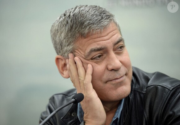 George Clooney - Conférence de presse du film "Tomorrowland" à Valence en Espagne le 19 mai 2015. 
