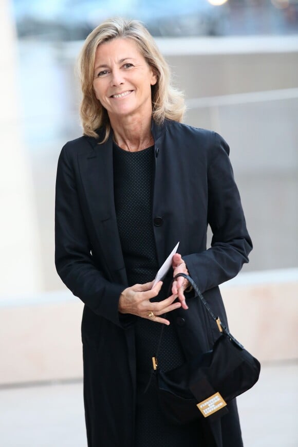 Claire Chazal - Inauguration de la Fondation Louis Vuitton à Paris le 20 octobre 2014.