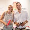 Lea Sophie Cramer et Stephane Pollok ( Createurs de la marque) posent lors de l'ouverture de la boutique ephemere de gadgets erotiques AMORELIE chez Zmirov a Paris, France le 11 Juin 2015. Le Pop Up Store sera ouvert du 11 au 13 juin.