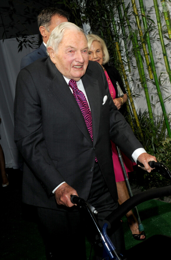 David Rockefeller attends the 2015 Museum of Modern Art Party In The Garden and special salute to David Rockefeller on his 100th Birthday at Museum of Modern Art in New York City, NY, USA, on June 2, 2015. Photo by Dennis Van Tine/ABACAPRESS.COM03/06/2015 - New York City