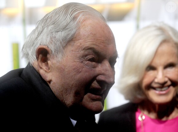 David Rockefeller attends the 2015 Museum of Modern Art Party In The Garden and special salute to David Rockefeller on his 100th Birthday at Museum of Modern Art in New York City, NY, USA, on June 2, 2015. Photo by Dennis Van Tine/ABACAPRESS.COM03/06/2015 - New York City