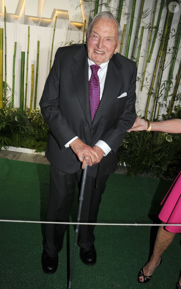 David Rockefeller attends the 2015 Museum of Modern Art Party In The Garden and special salute to David Rockefeller on his 100th Birthday at Museum of Modern Art in New York City, NY, USA, on June 2, 2015. Photo by Dennis Van Tine/ABACAPRESS.COM03/06/2015 - New York City