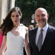 Arrivées au mariage de Pierre Moscovici et sa ravissante Anne-Michelle Bastéri à la mairie du VIème arrondissement de Paris le 13 juin 2015