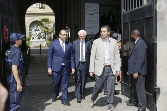 Lionel Jospin - Arrivées au mariage de Pierre Moscovici à la mairie du VIème à Paris. le 13 juin 2015 13/06/2015 - Paris