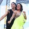 Alizée et son compagnon Grégoire Lyonnet - Spectacle "Danse avec les stars" lors du 55ème Festival de Télévision de Monte-Carlo à Monaco, le 14 juin 2015.