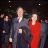 Jean Rochefort et sa femme Françoise lors des César 1992