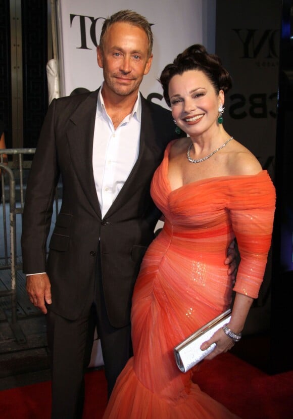 Fran Drescher et son ex-mari Peter Marc Jacobson - 68e cérémonie des "Tony Awards" à New York, le 8 juin 2014.
