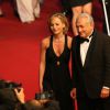 Dominique Strauss-Kahn et sa compagne Myriam L'Aouffir sur le tapis rouge lors du 66e Festival du film de Cannes, le 25 mai 2013.