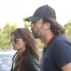 Penélope Cruz et son mari Javier Bardem - La famille d'Eduardo Cruz, père de l'actrice, arrive au funérarium de Madrid, le 18 juin 2015. Eduardo est décédé à l'âge de 62 ans quelques heures plus tôt.