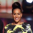 Exclusif - Amel Bent - Enregistrement de l'émission "Alors on chante" au palais des sports à Paris, qui sera diffusée le 28 novembre 2014 en Prime Time sur TF1.