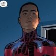  Miles Morales, alter ego de Peter Parker et nouveau Spider-Man. 
