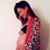 Odette Annable dévoile son baby bump sur Instagram en Juin.