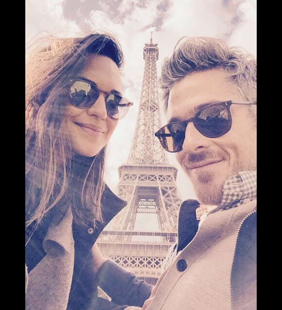 Odette Annable publie sur Instagram fin Avril une photo d'elle et de son mari Dave Annable à Paris.